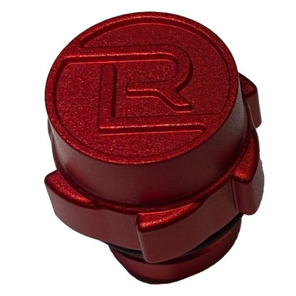 Fast Flow Spout Cap 6061 Aluminum Red Anodized with FKM/Viton Seal